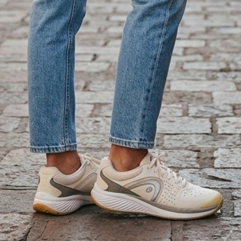 HEAD Sprint Pro Women's Running Sneakers - White/Silver, Size 8